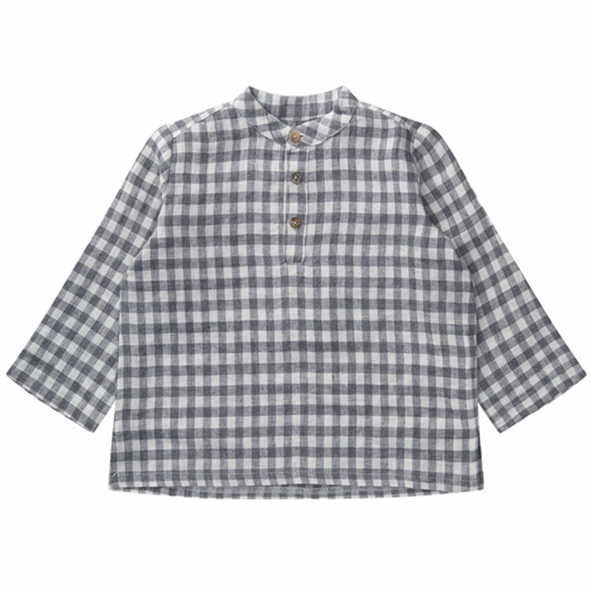 lalaby Elephant Check Carlo Baby Shirt Timeless Pioneer