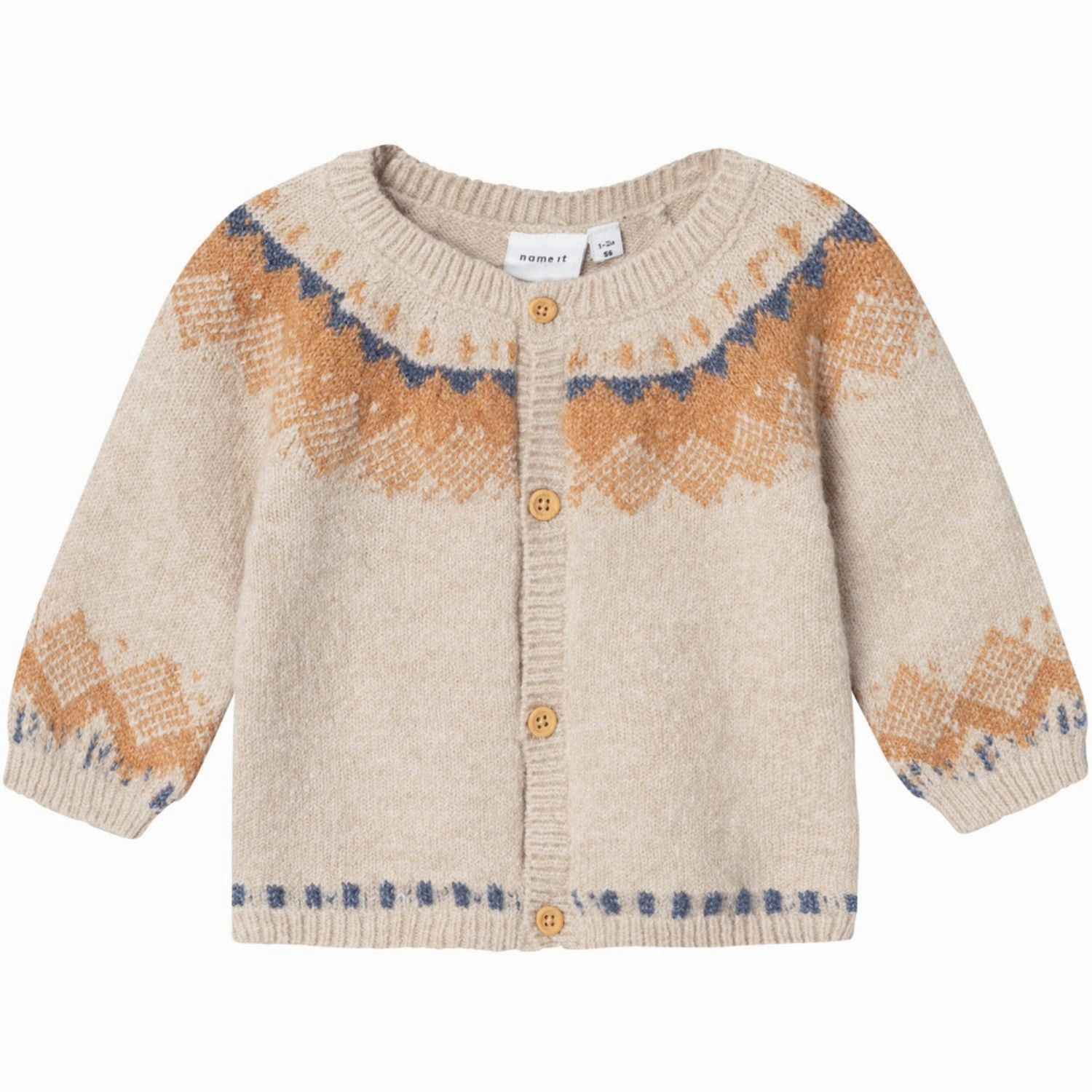 Style Name It Peyote Melange Onor Knit Cardigan Distinctive
