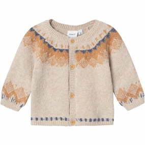 Style Name It Peyote Melange Onor Knit Cardigan Distinctive