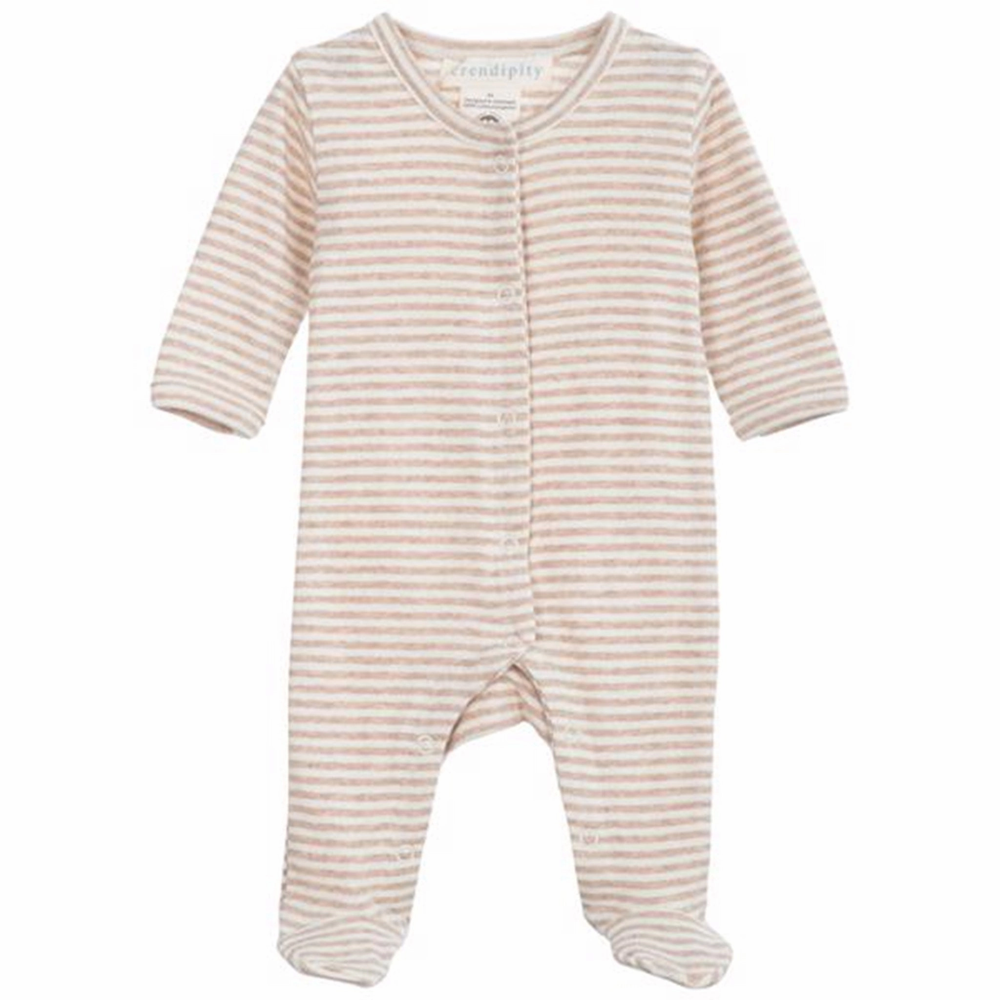 High-end Serendipity Newborn Oat/Ecru Stripe Suit Magnetic