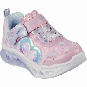 Style Skechers Pink Flutter Heart Lights - Kind Spirit Signature