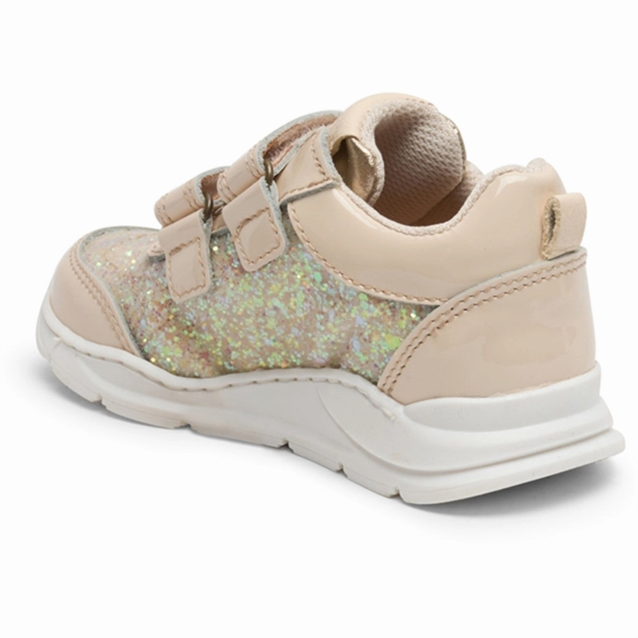 Stylish shoes Bisgaard Jess Velcro shoe Patent Vanilla