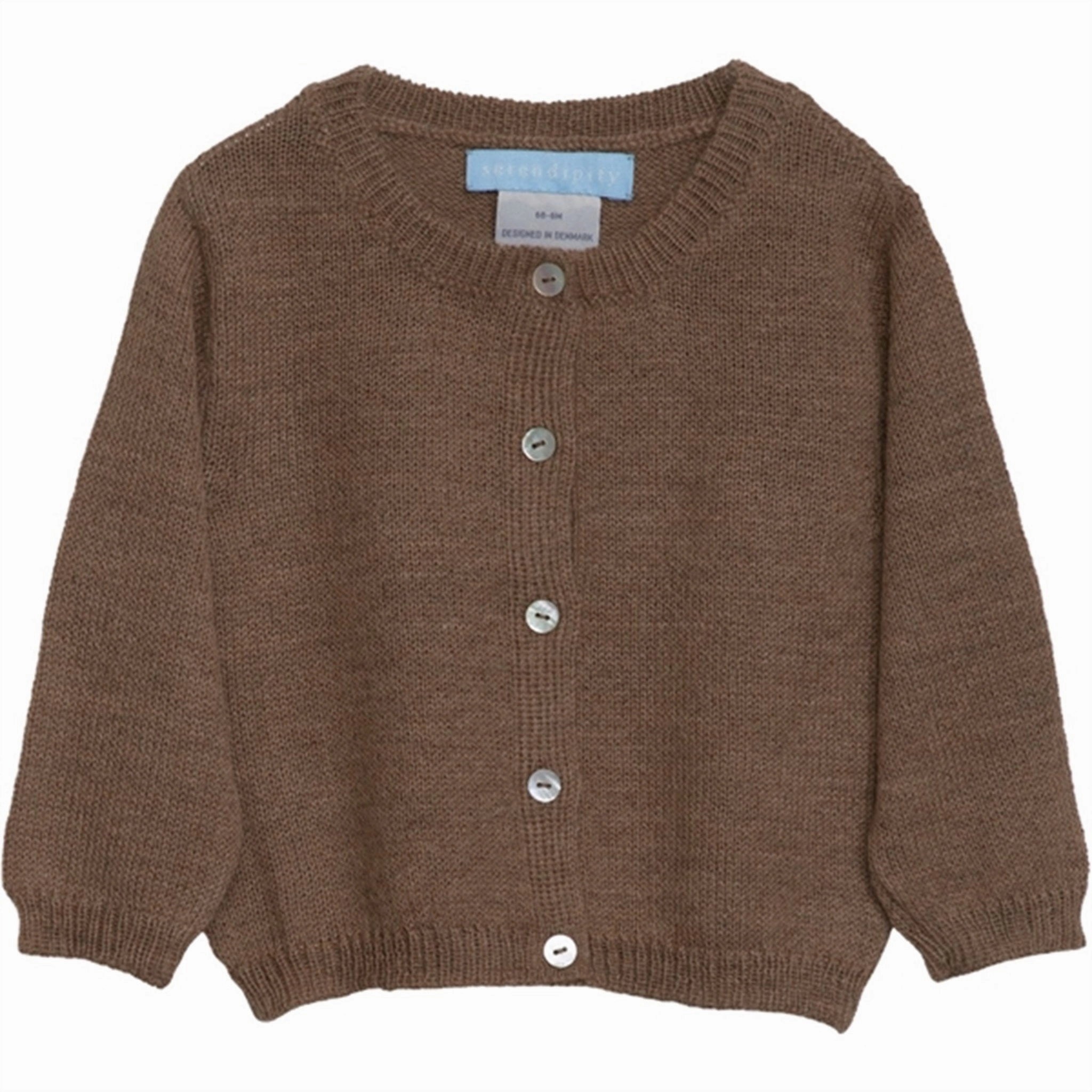 High-end Serendipity Hazelnut Baby Alpaca Cardigan Expressive