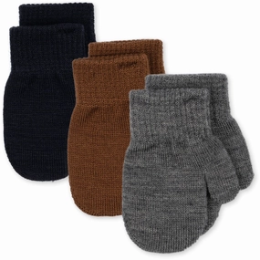 Suede Konges Sljd Midnight Filla Mittens Subtle