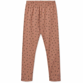 Suede LieWood Cherries / Dark Rosetta Marie Printed Leggings Fit