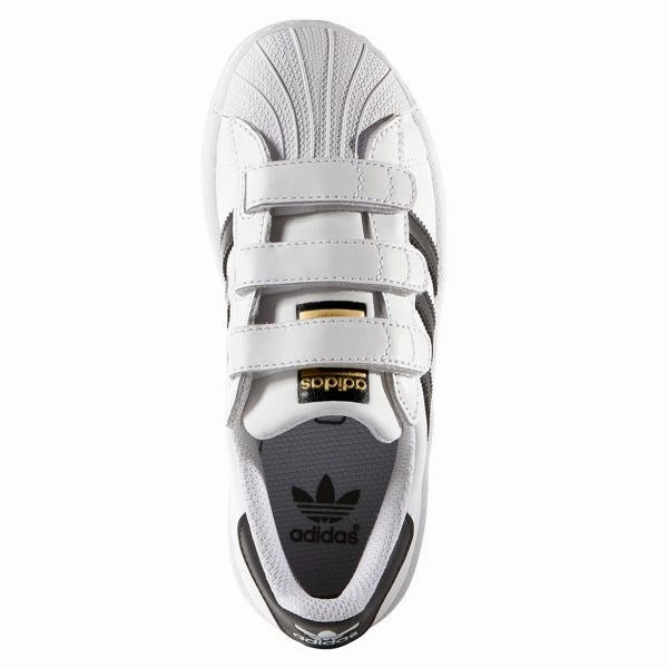 Suede shoes adidas Superstar Sneakers White/Black B26070