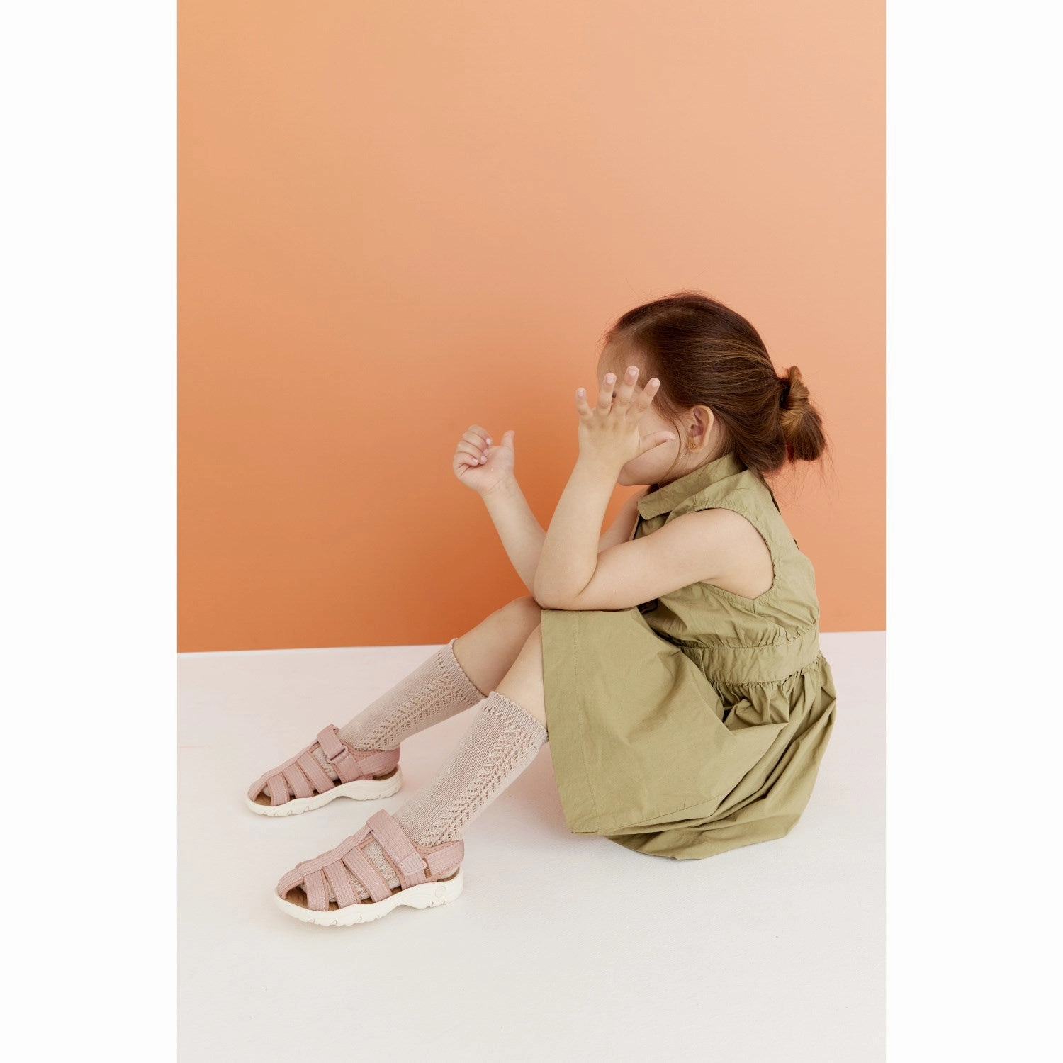 Suede shoes Bisgaard Rose Niki Sandal