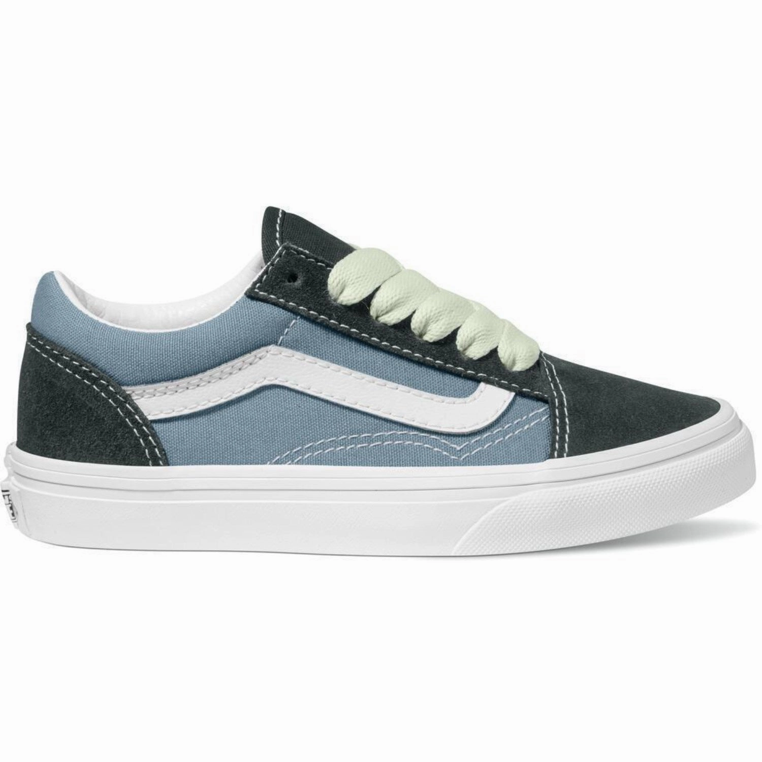 Suede shoes VANS Green/Blue Old Skool 2-Tone Breathable shoes
