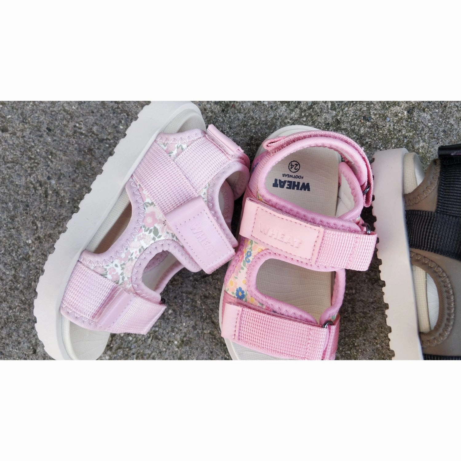Summer shoes Wheat Multi Flowers Sandal Mandy