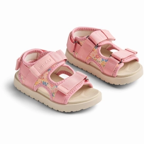 Summer shoes Wheat Multi Flowers Sandal Mandy Trendy shoes