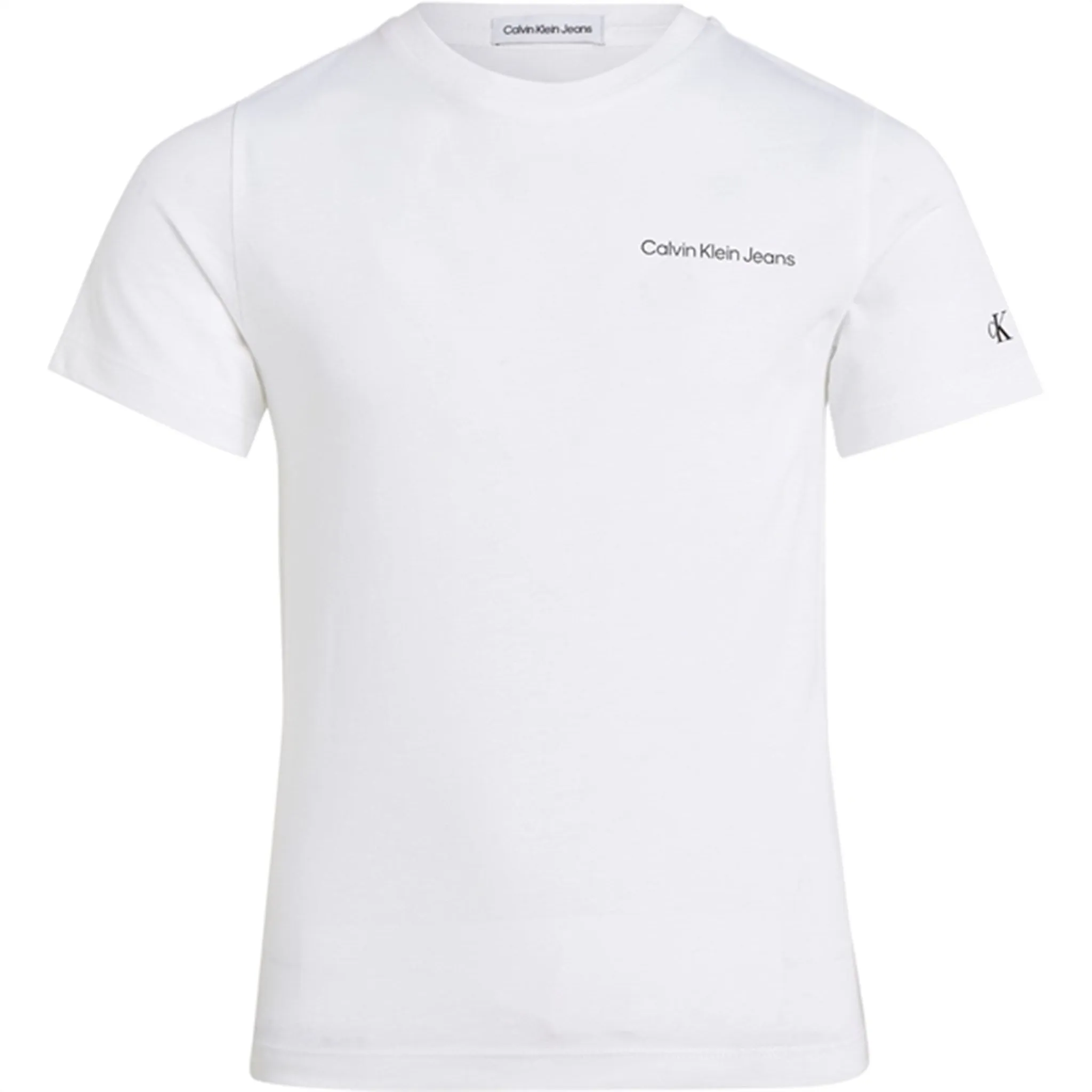 Exquisite Calvin Klein Chest Inst. Logo T-Shirt Bright White Sumptuous