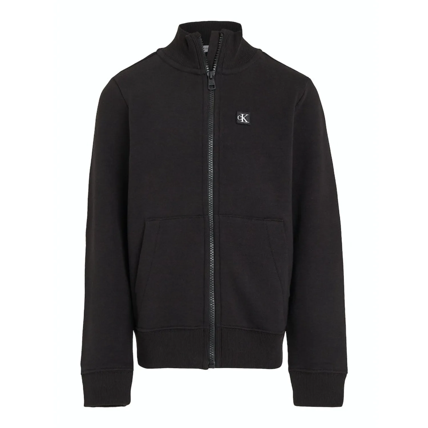 Sumptuous Calvin Klein Ck Black MonAndram Mini Badge Half-Zip Crewneck Celebrated