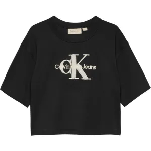 Sumptuous Calvin Klein Ck Black Teddy MonolAndo Tee Ss Attractive