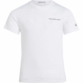 Sumptuous Calvin Klein Chest Inst. Logo T-Shirt Bright White Elegance