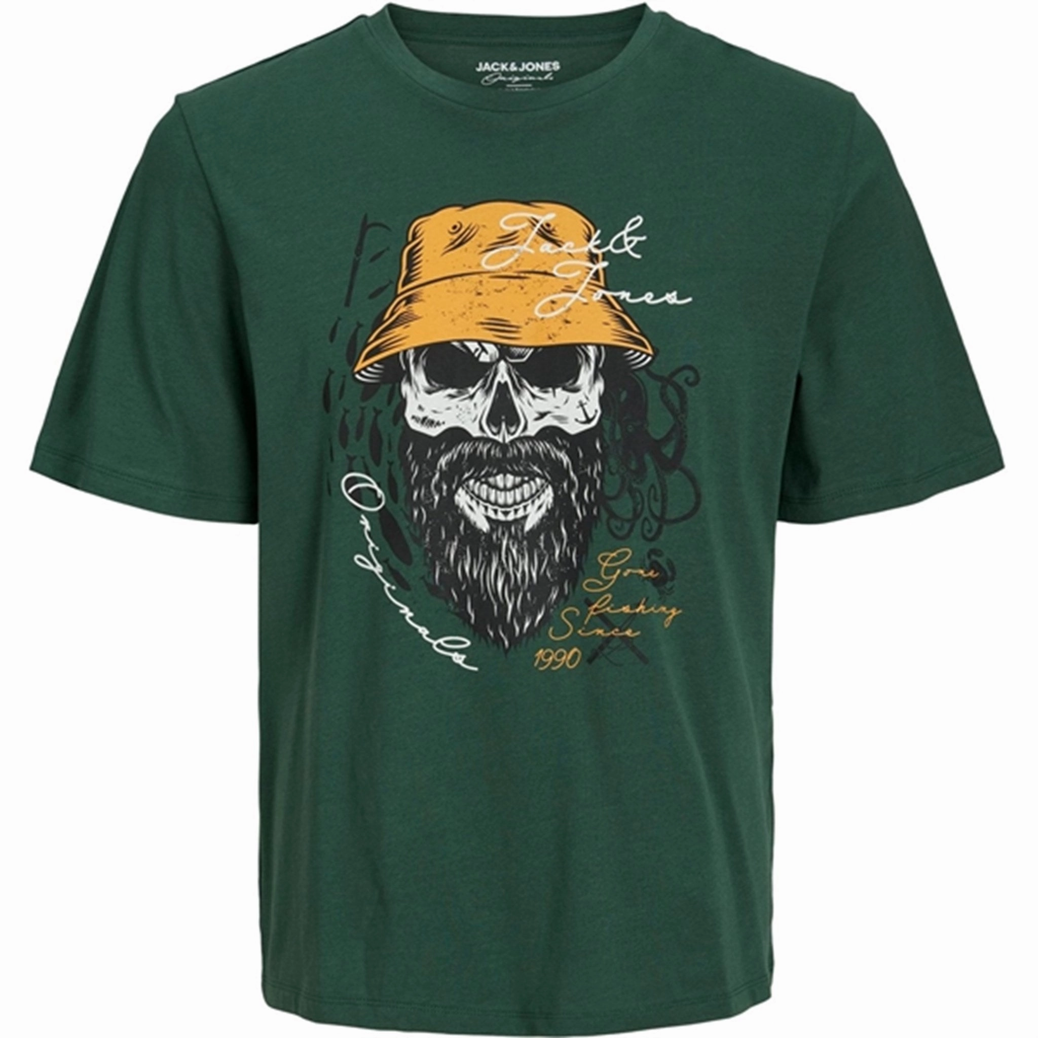 Impeccable Jack & Jones Junior Trekking Green Roxbury T-Shirt Enchanting