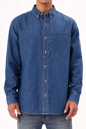 Sunset Denim Shirt Blue veja sale sale nike
