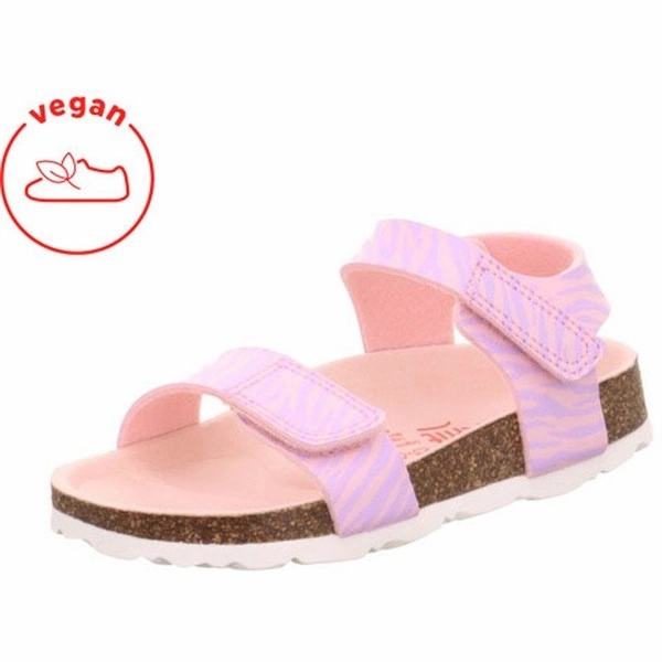Superfit Fussbettpantoffel Sandals Pink/Lila Low-top shoes Orthopedic shoes