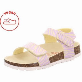 Superfit Fussbettpantoffel Sandals Yellow/Pink Ballet flats Brogues