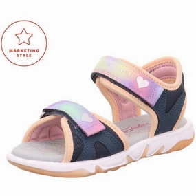 Superfit Pebbles Sandals Blue/Orange Indoor shoes Wedding shoes