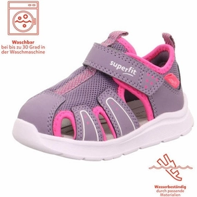 Superfit Wave Sandals Lila/Pink Cycling shoes Surf shoes