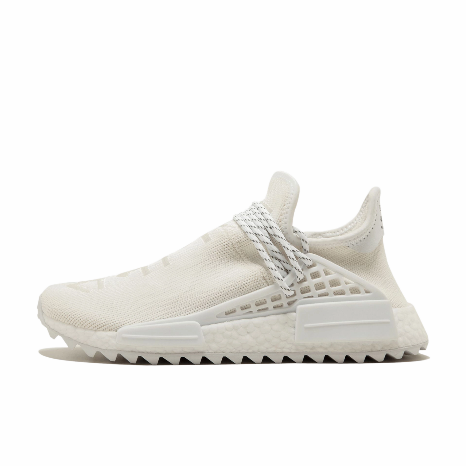 Superior fabric adidas Human Race NMD Pharrell Blank Canvas Luxury details