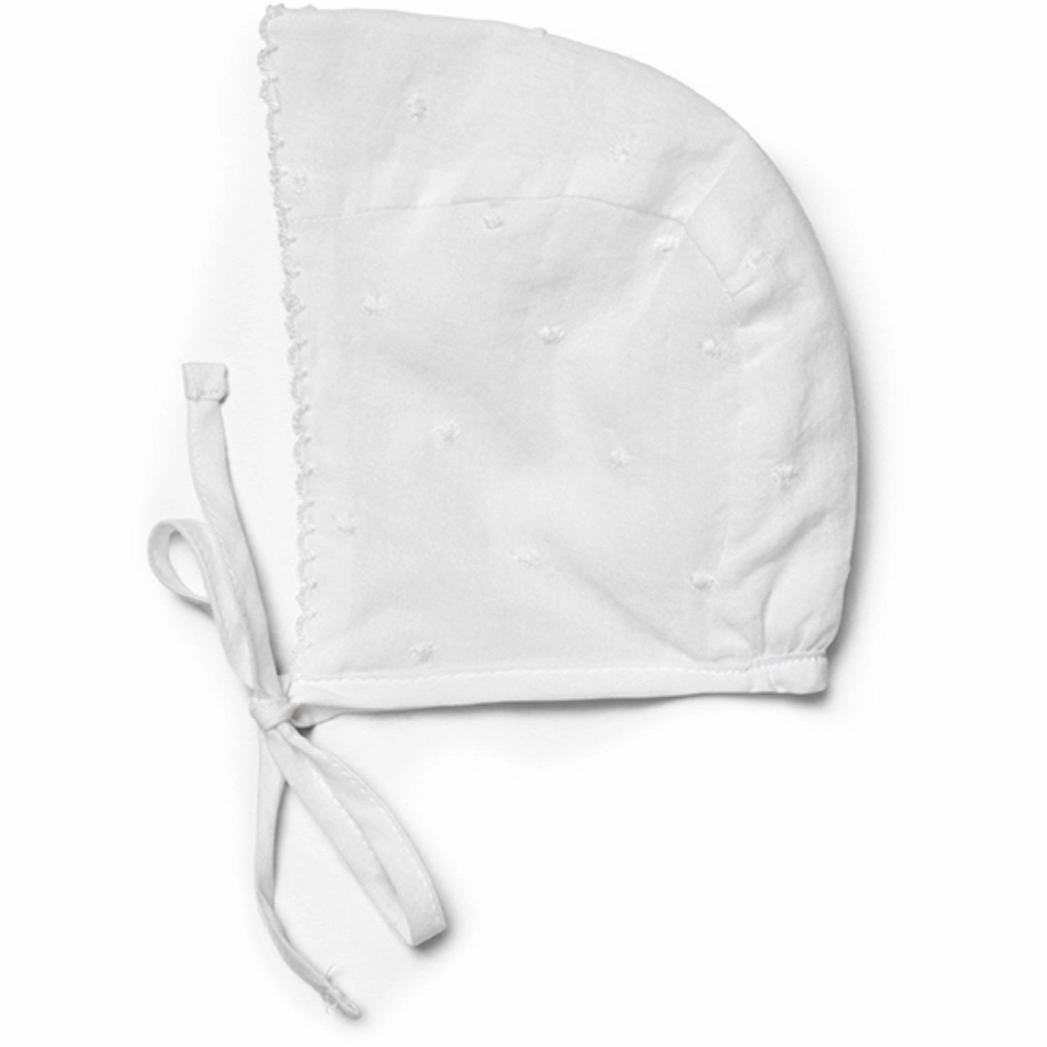 Superior Lalaby Linn Bonnet - White Dot Sumptuous