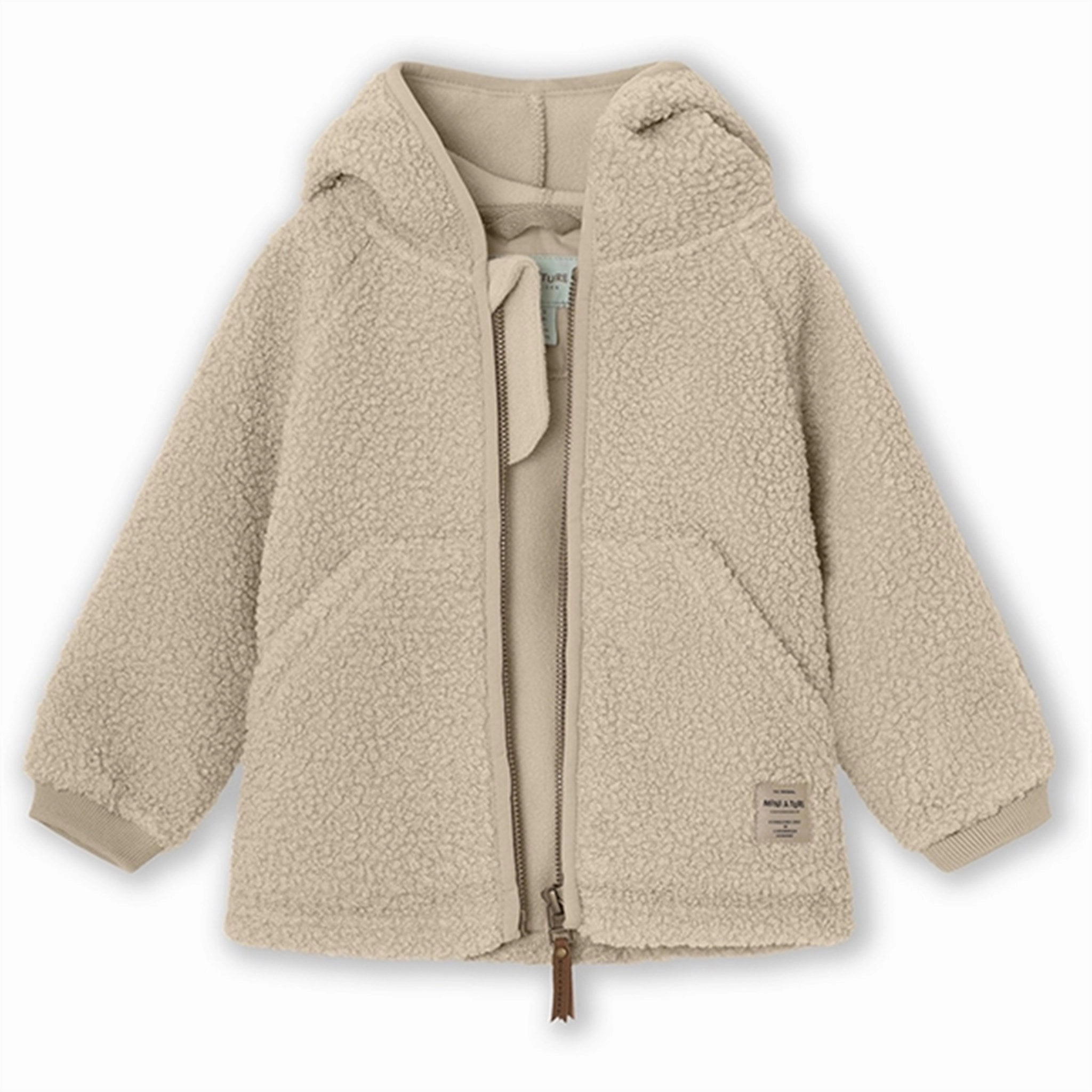 Superior MINI A TURE LIFF Teddy Fleece Jacket Sesame