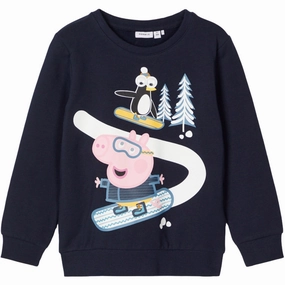 Superior Name It Dark Sapphire Colbie Peppa Pig Regular Sweatshirt Supremacy