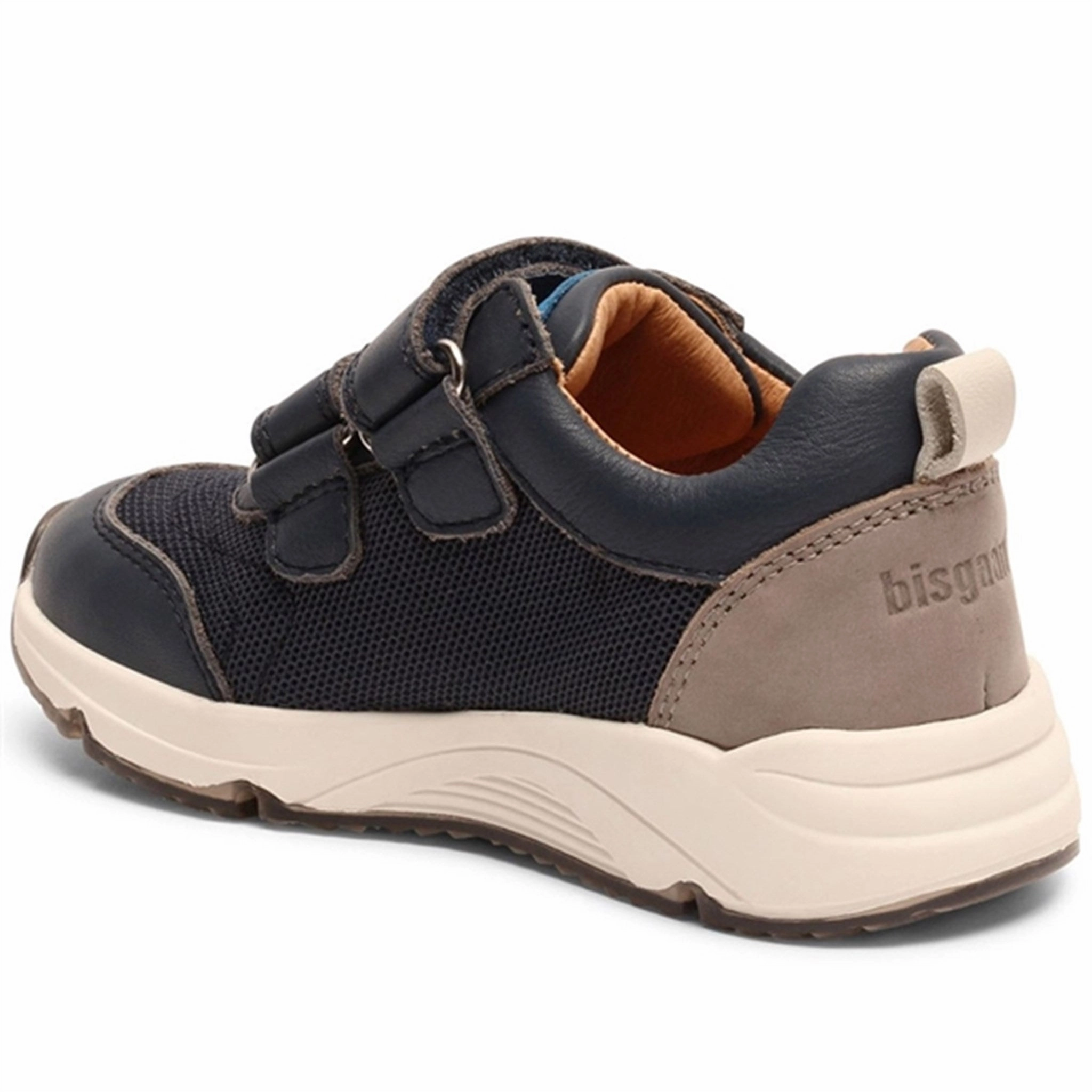 Supportive shoes Bisgaard Matti S Velcro Shoe Navy