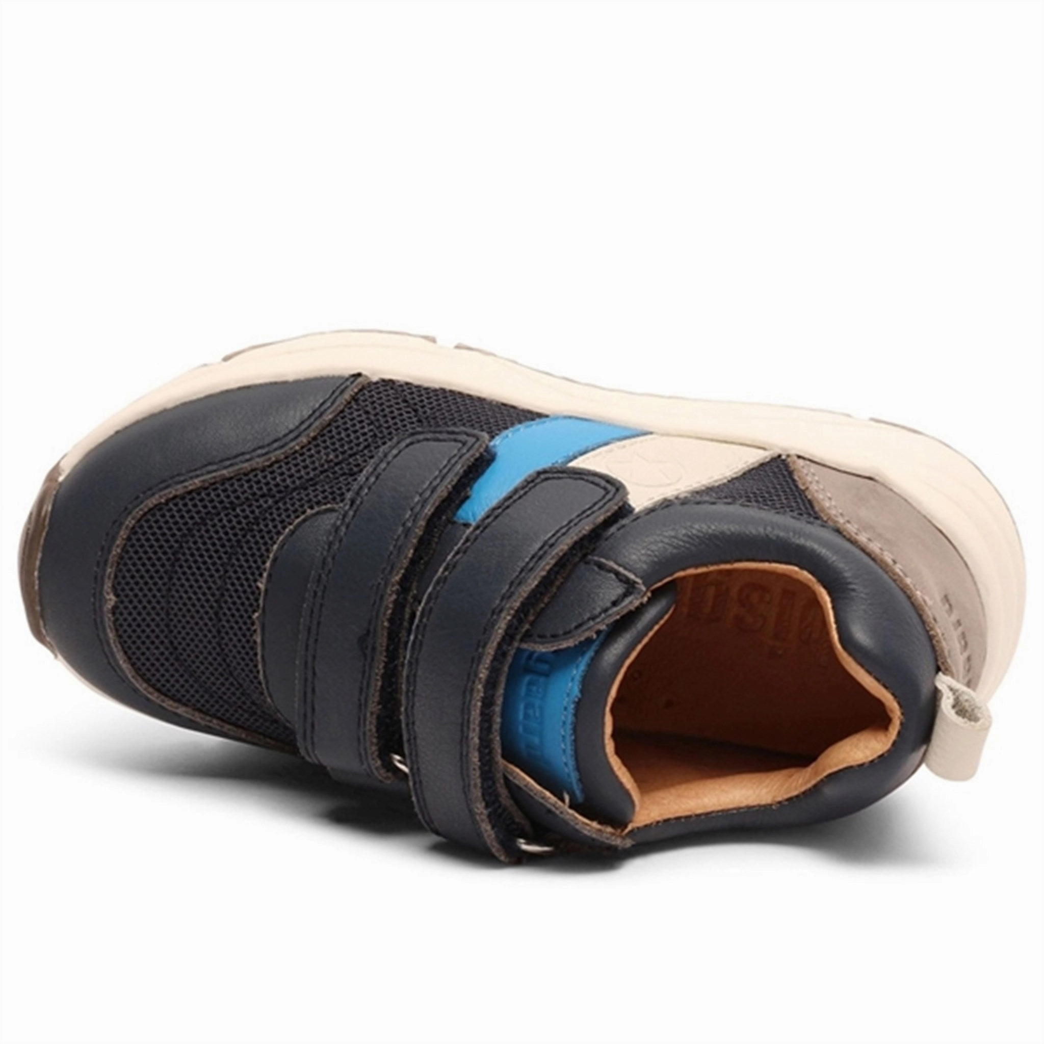 Supportive shoes Bisgaard Matti S Velcro Shoe Navy