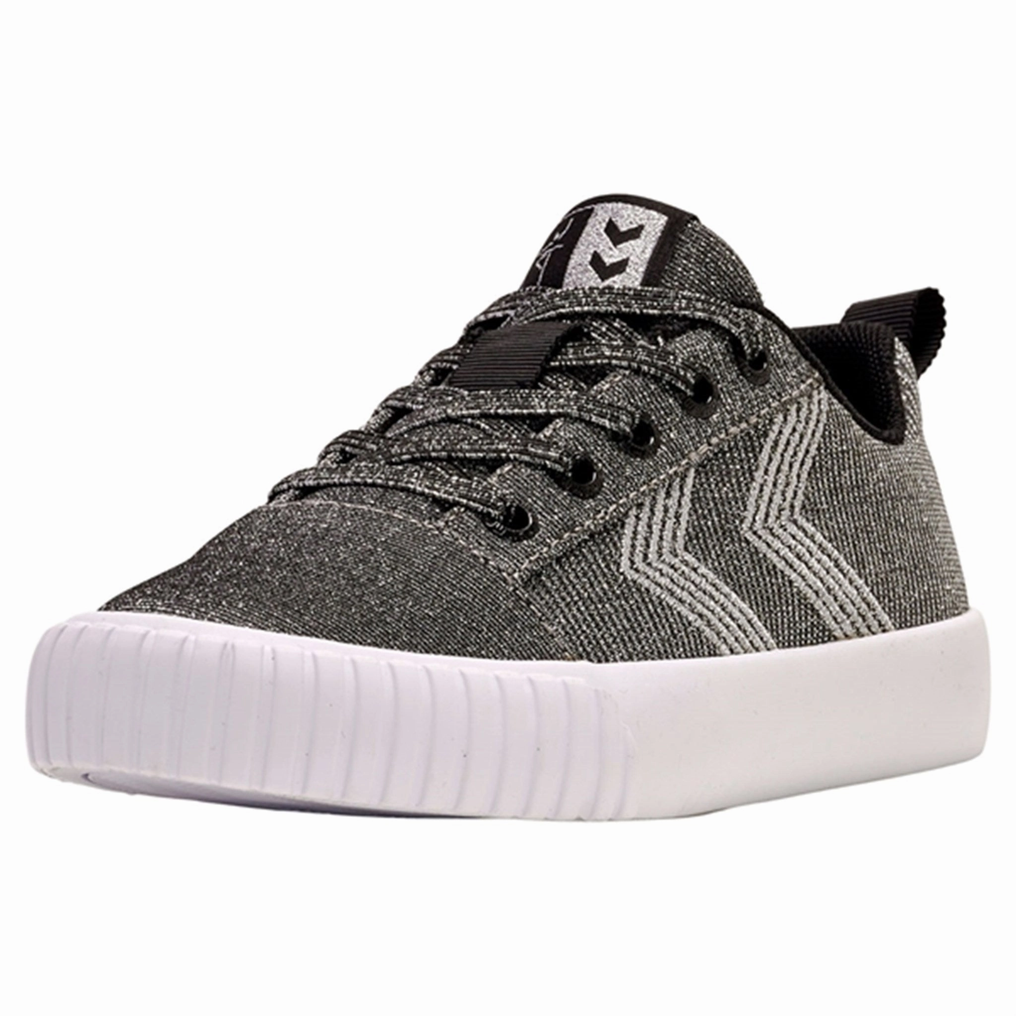 Supportive shoes Hummel Prima Base Court Point Black Glitter Sneakers