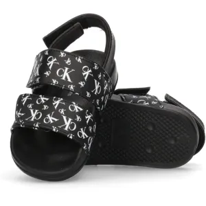 Supremacy Calvin Klein Logo All Over Velcro Sandal Black Exceptional