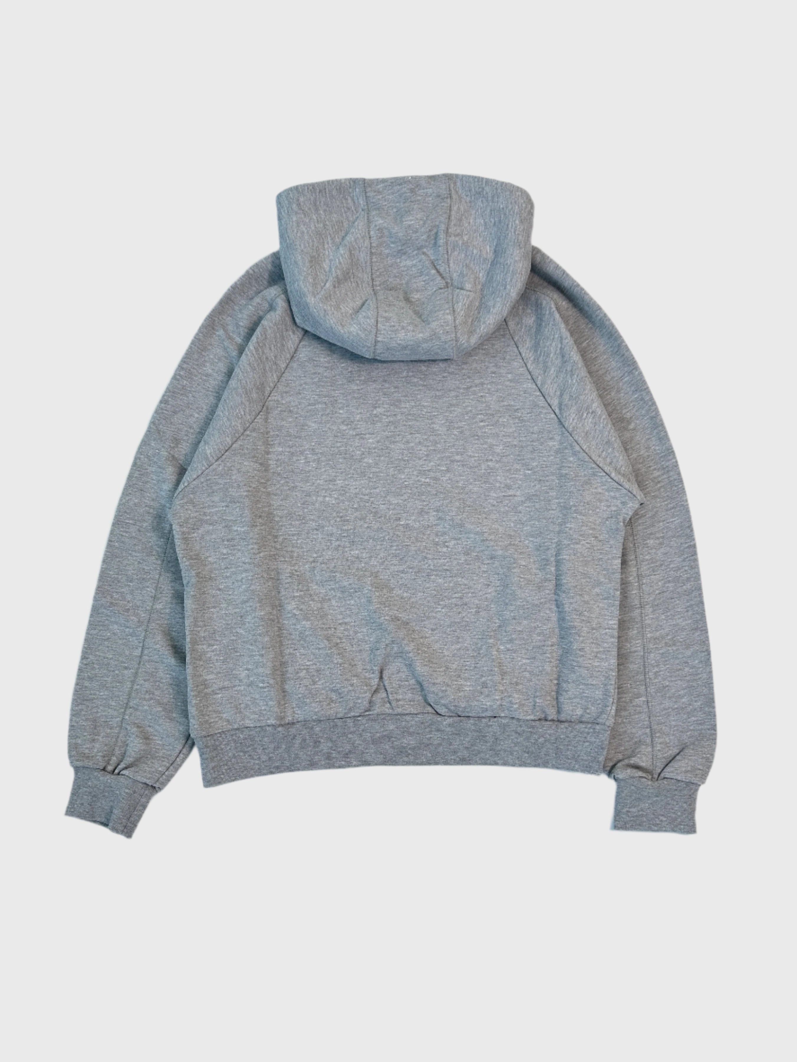 suruma. in new arrivals online shopping Felpa Grigio Melange Raglan Con Cappuccio E Logo Stampato new arrivals siyah elbise