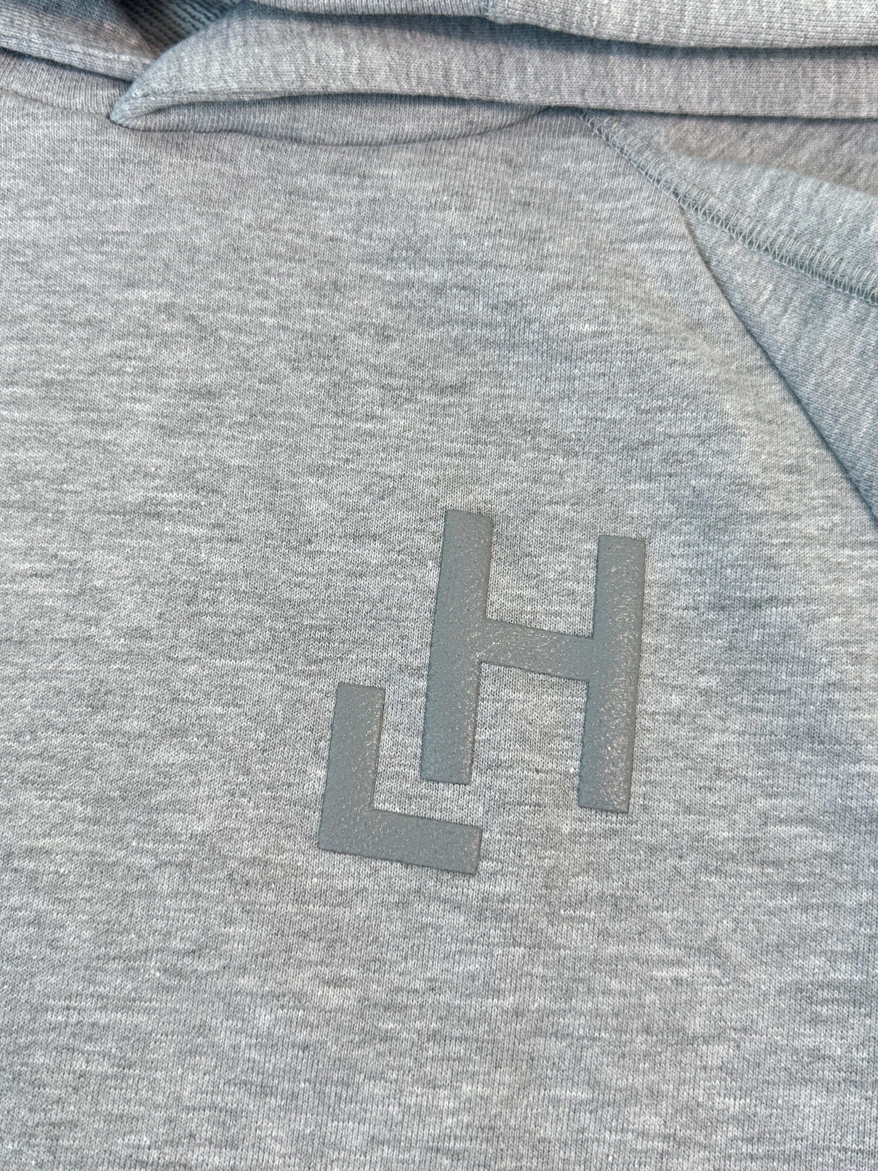 suruma. in new arrivals online shopping Felpa Grigio Melange Raglan Con Cappuccio E Logo Stampato new arrivals siyah elbise