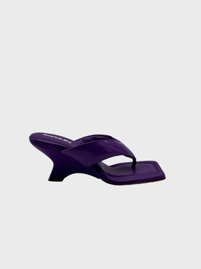 suruma in new arrivals online shopping ladies Sandali Infradito Viola Con Tacco Scultoreo glitzindia new arrivals suruma. in new arrivals online shopping