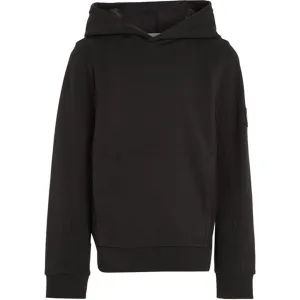 Sustainable Calvin Klein Badge Rib Hoodie Ck Black Sophisticated
