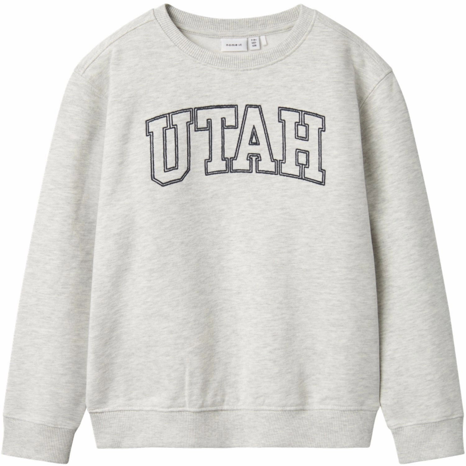 Name It Light Grey Melange Taloy Regular Sweatshirt Original Sophisticated
