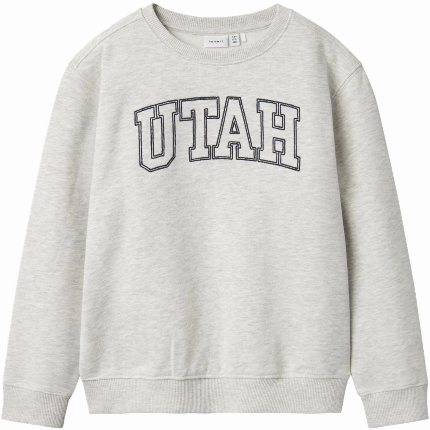 Global Name It Light Grey Melange Taloy Regular Sweatshirt Global