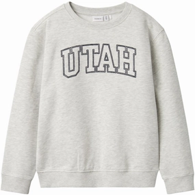 Sustainable Name It Light Grey Melange Taloy Regular Sweatshirt Original