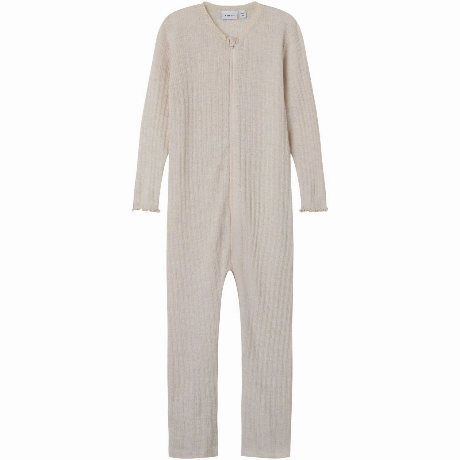 Luxe Name It Lilac Ash Wossa Wool/Silk Rib Nightsuit Premium