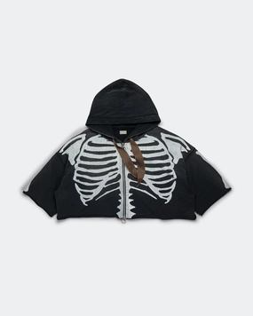 SWT Knit DEVIL Hoodie Blouson (BONE) - Black new eid collection for women new collection dior bags