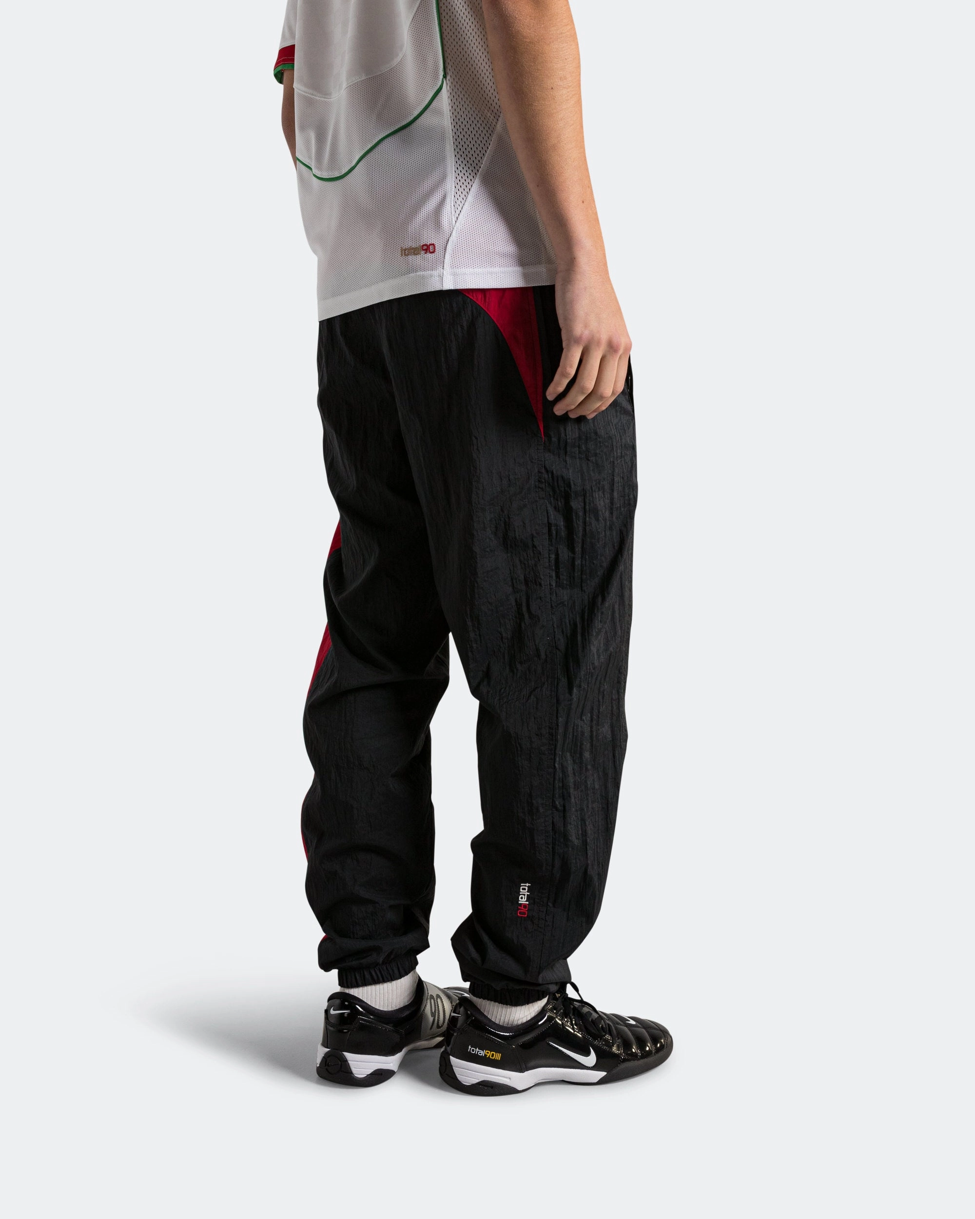 T90 Water Repellent Track Pant - Black/Gym-Red new arrivals today prashanti sarees online shopping with price