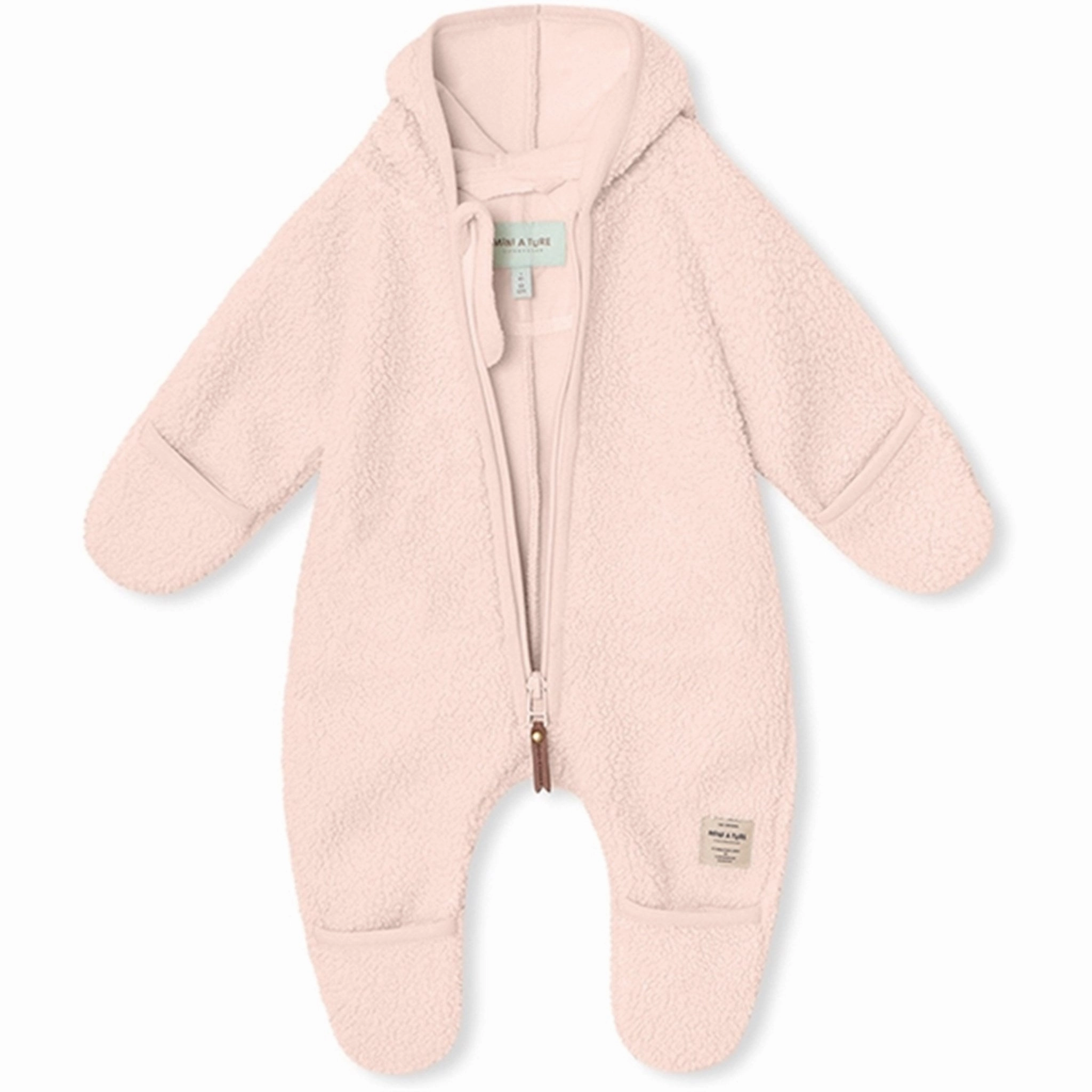 Tailored MINI A TURE ADEL Fleece Driving Suit Mauve Chalk