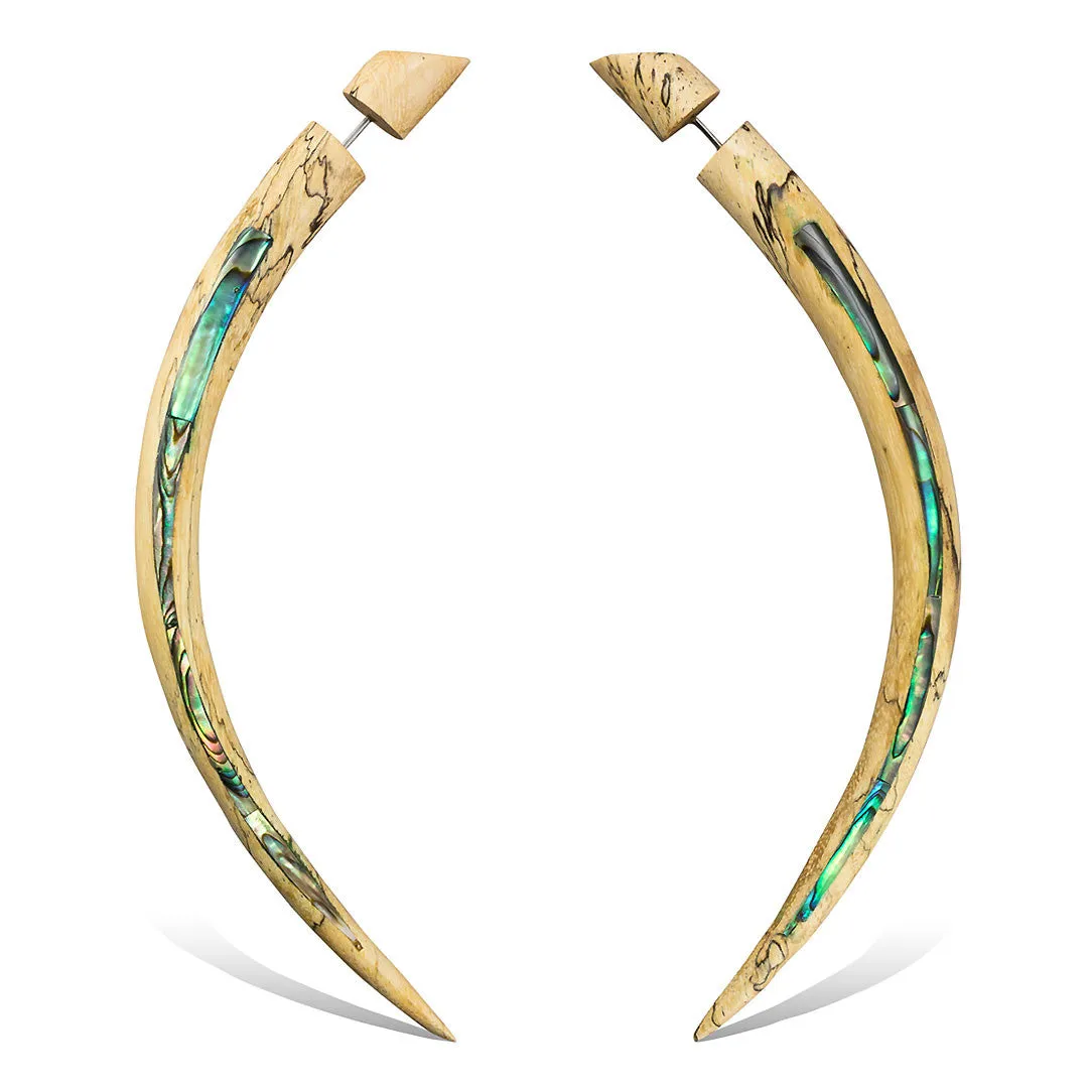 Talons with Abalone - Wood