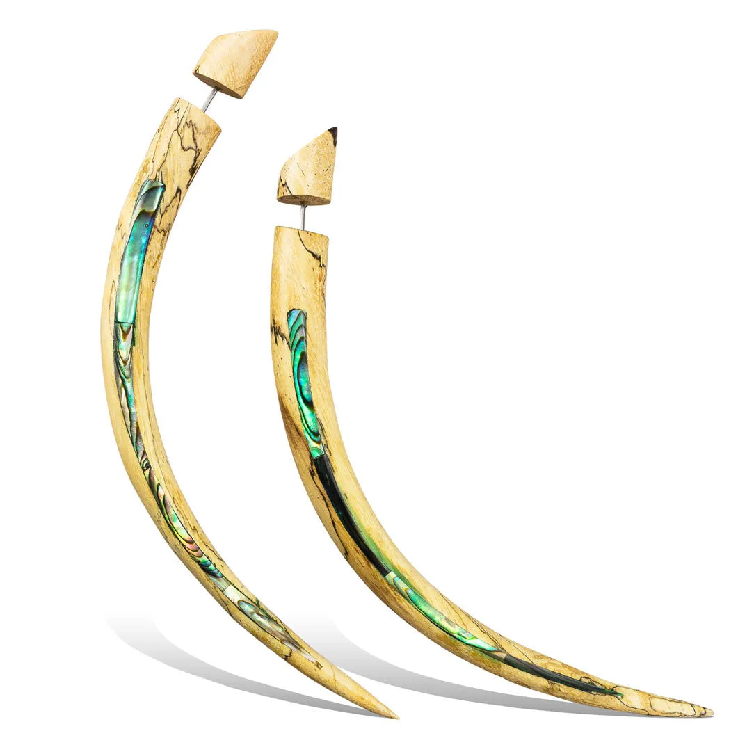 Talons with Abalone - Wood