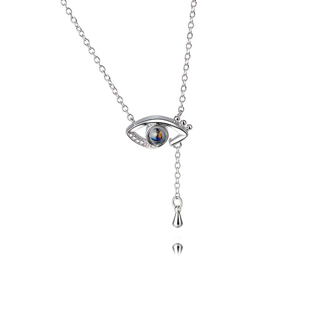 Tears of a Female Elf Necklace with Picture Inside