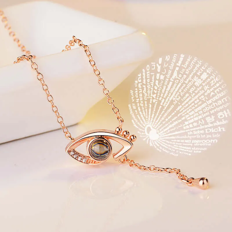 Tears of a Female Elf Necklace with Picture Inside