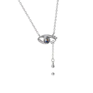 Tears of a Female Elf Necklace with Picture Inside