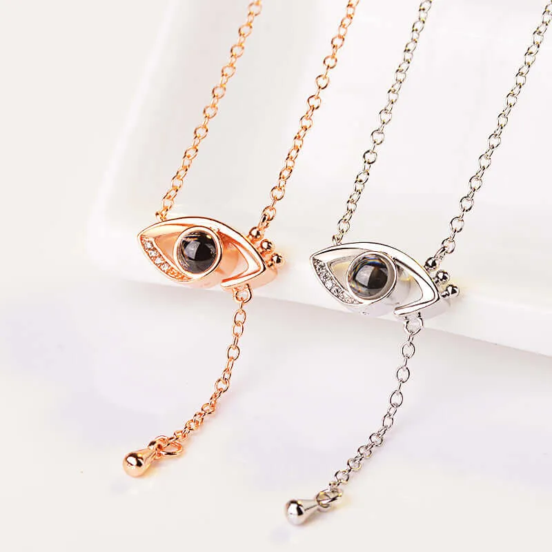 Tears of a Female Elf Necklace with Picture Inside