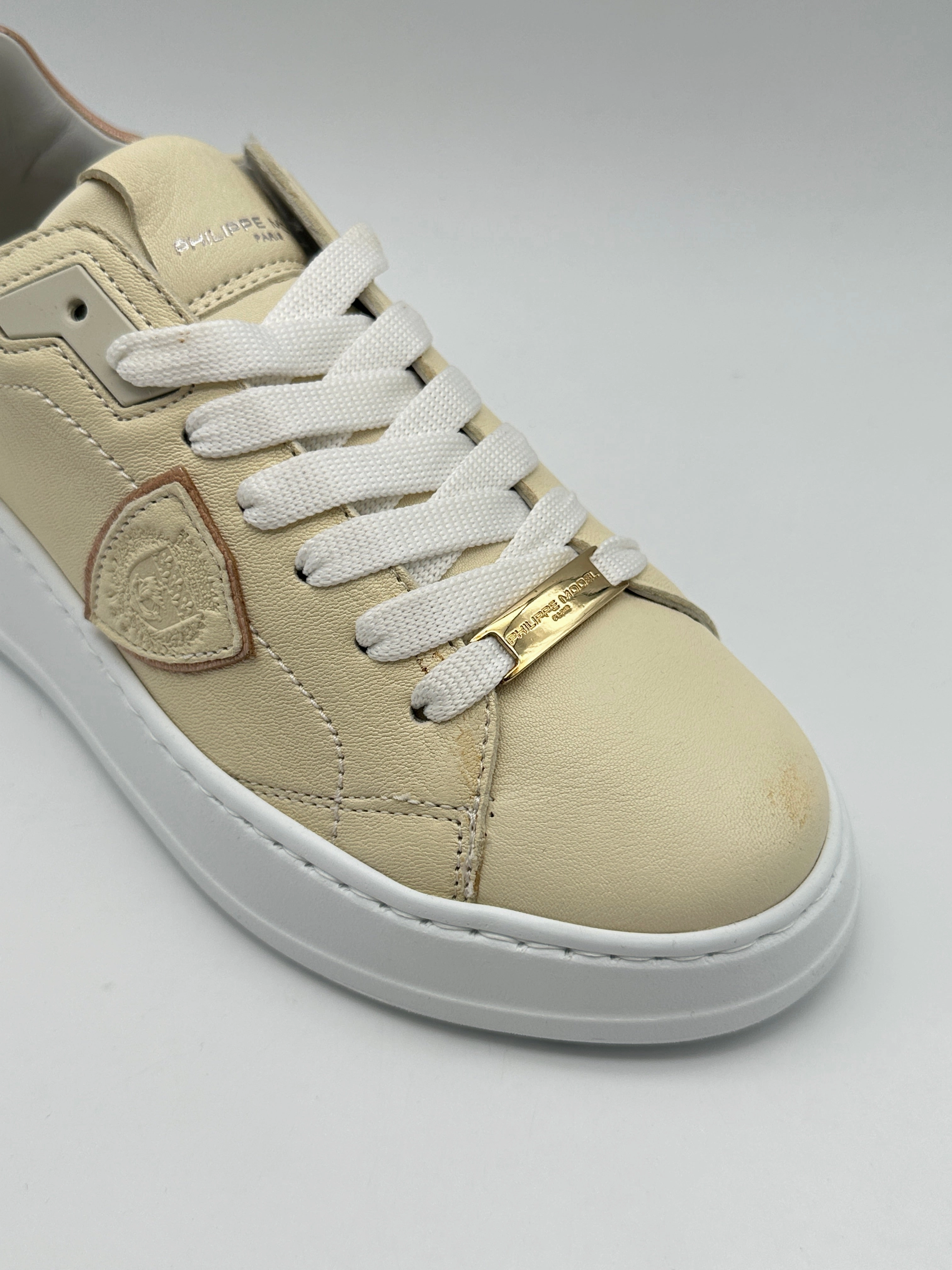 Temple Low In Pelle Metallizzata Nude Rose new collection clothing new arrivals pullu elbise
